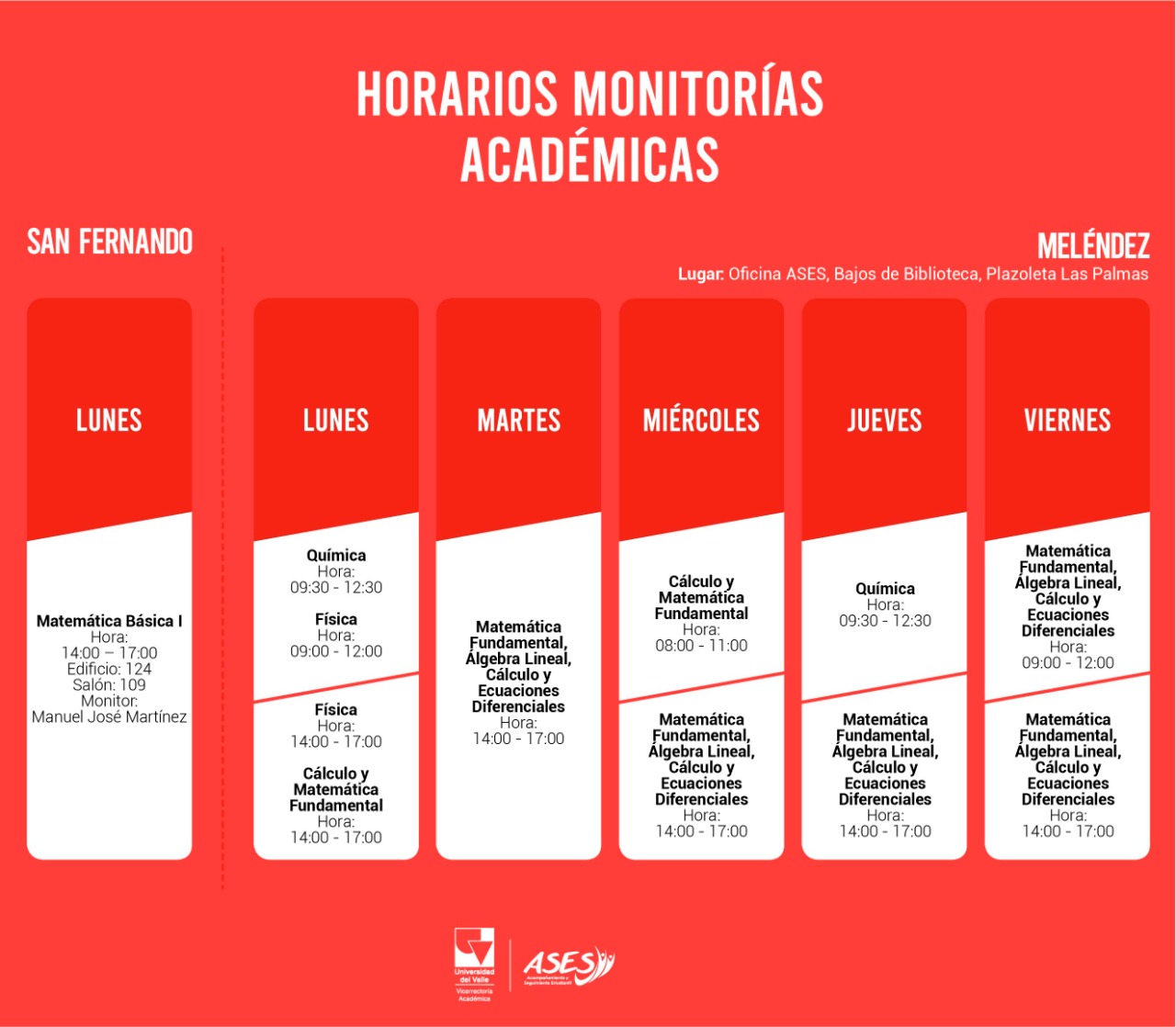Horario académico univalle 3
